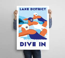 A1 Wild Swimming poster