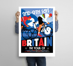 A1 Tour De Britain Poster