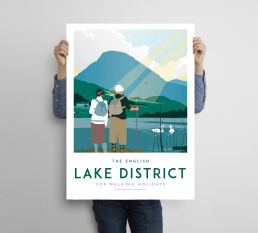 A1 Lake District Poster