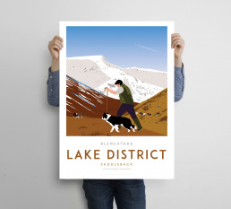 A1 Lake District Poster